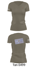 1/4 5379335 Women's Short Sleeve V-neck Shirt - 68