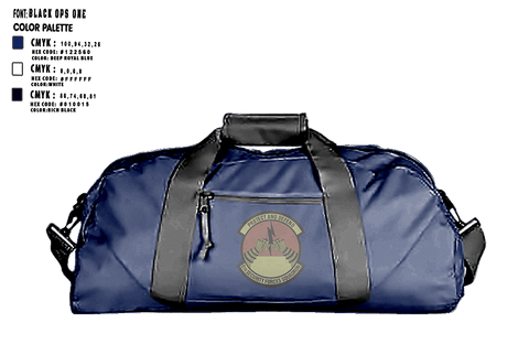 Duffle Bag, 6th Security Forces Squadron, Air Force, Teamtime, Team time, sublimation, custom sports apparel, team uniforms, spirit wear, spiritwear, sports uniforms, custom shirts, team store, custom team store, fundraiser sports, apparel fundraiser