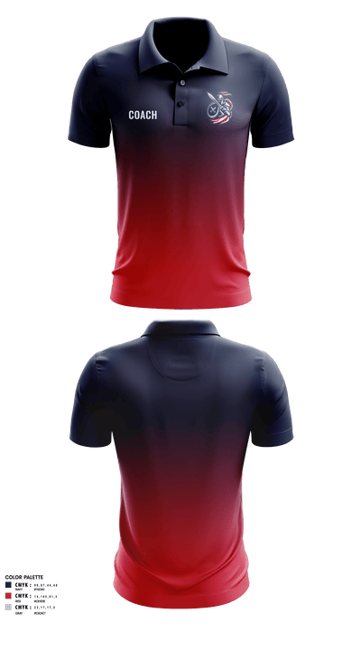 Texas Titans Youth Football 17189264 Short Sleeve Performance Polo - 5