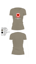 185th Engineer Support Company 57243184 Women's Short Sleeve V-neck Shirt - 64