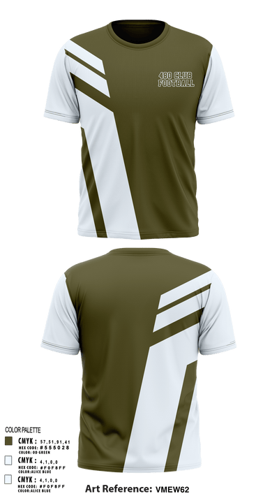 480 club 1370459 Short Sleeve Performance Shirt - 1