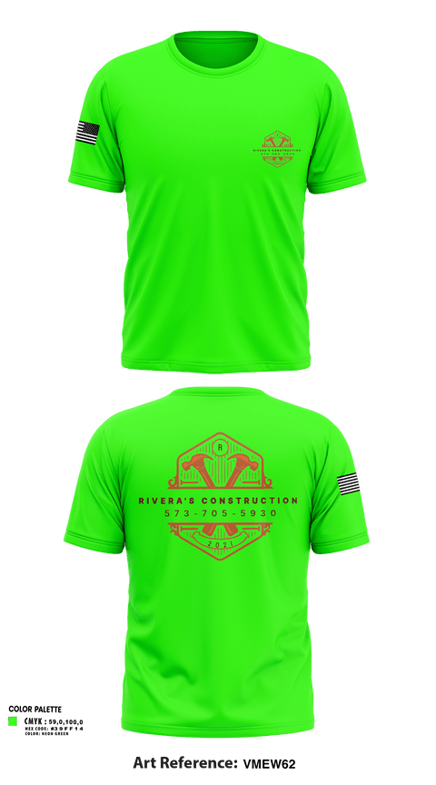 Old School Cotton Feel Shirt, Rivera's Construction, , Teamtime, Team time, sublimation, custom sports apparel, team uniforms, spirit wear, spiritwear, sports uniforms, custom shirts, team store, custom team store, fundraiser sports, apparel fundraiser