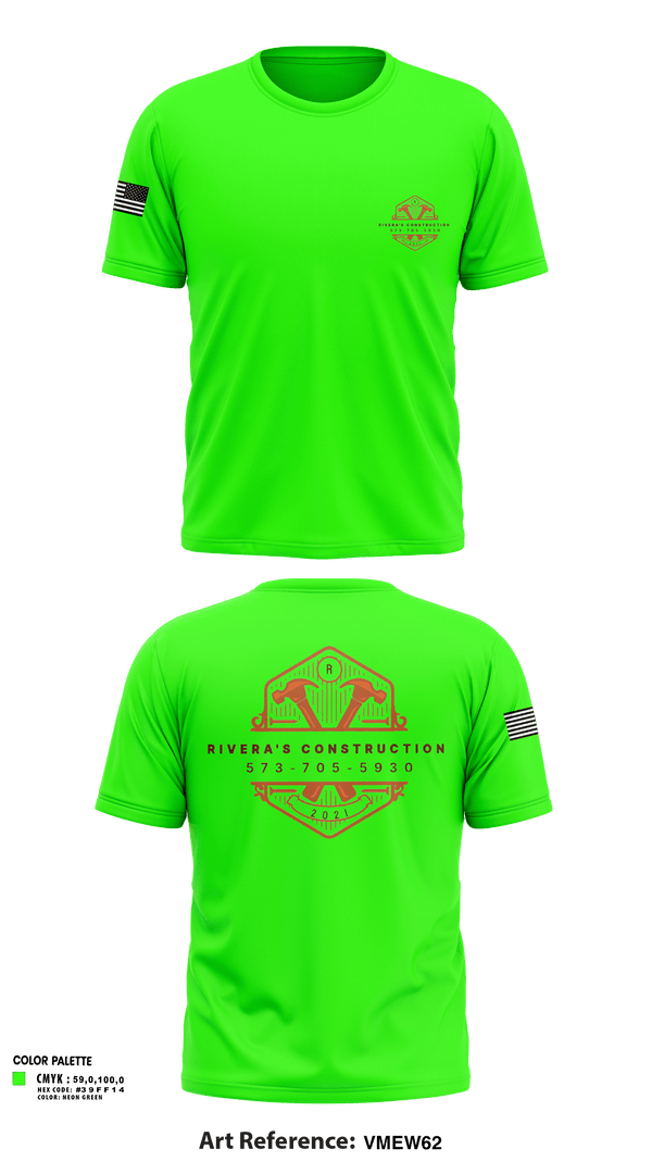 Old School Cotton Feel Shirt, Rivera's Construction, , Teamtime, Team time, sublimation, custom sports apparel, team uniforms, spirit wear, spiritwear, sports uniforms, custom shirts, team store, custom team store, fundraiser sports, apparel fundraiser