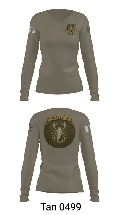 380 ESFS 95267878 Women's Long Sleeve V-neck Shirt - 77