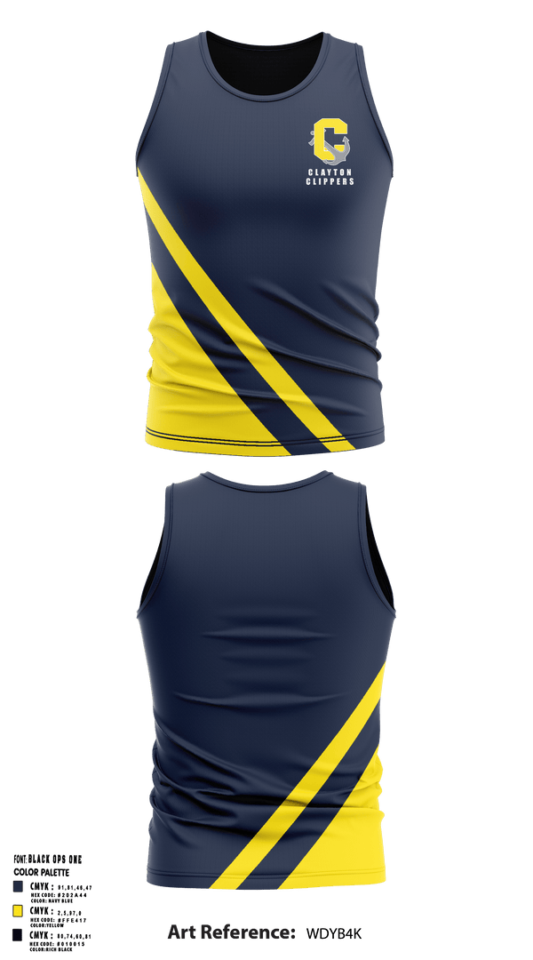 Tank Top, Clayton clippers, Track & Field, Teamtime, Team time, sublimation, custom sports apparel, team uniforms, spirit wear, spiritwear, sports uniforms, custom shirts, team store, custom team store, fundraiser sports, apparel fundraiser