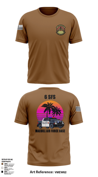 Old School Cotton Feel Shirt, 6th Security Forces Squadron, Air Force, Teamtime, Team time, sublimation, custom sports apparel, team uniforms, spirit wear, spiritwear, sports uniforms, custom shirts, team store, custom team store, fundraiser sports, apparel fundraiser