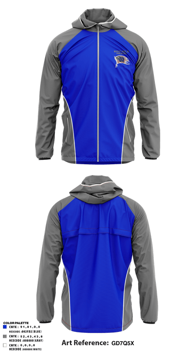 Wheatland youth football and cheer 53677637 Windbreaker - 4