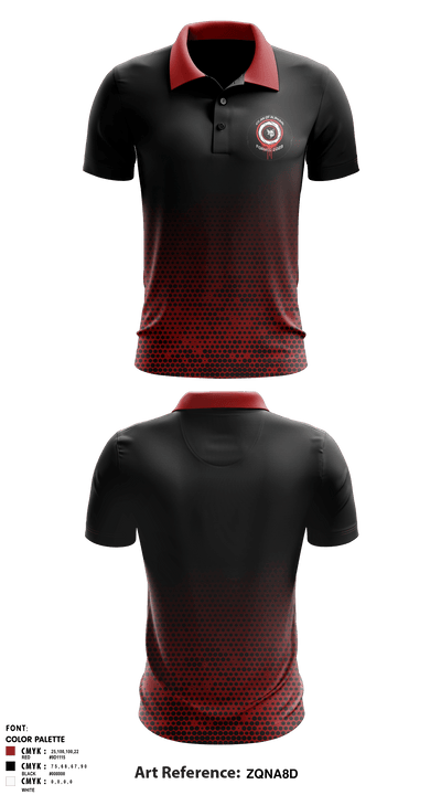 Clan Of Alphas 8360618 Short Sleeve Performance Polo - 1