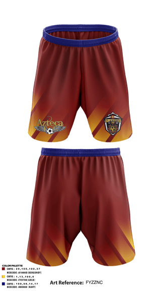 Athletic Shorts With Pockets, Azteca, Men's Soccer, Teamtime, Team time, sublimation, custom sports apparel, team uniforms, spirit wear, spiritwear, sports uniforms, custom shirts, team store, custom team store, fundraiser sports, apparel fundraiser