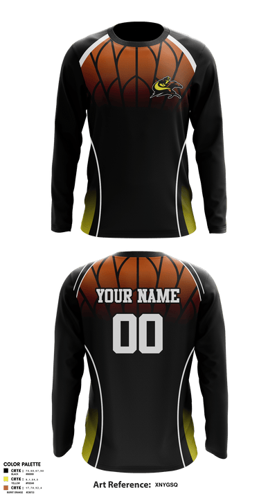 Bear River Bandits 72391495 Long Sleeve Performance Shirt - 6