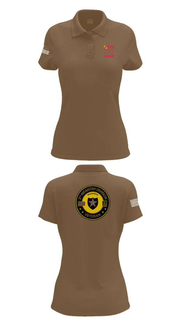 Women's Short Sleeve Performance Polo, 1st Battalion 15th Field Artillery, Army, Teamtime, Team time, sublimation, custom sports apparel, team uniforms, spirit wear, spiritwear, sports uniforms, custom shirts, team store, custom team store, fundraiser sports, apparel fundraiser