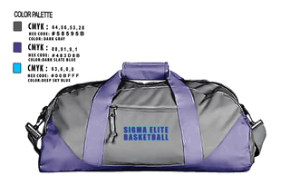 Duffle Bag, Sigma elite, Men's Basketball, Teamtime, Team time, sublimation, custom sports apparel, team uniforms, spirit wear, spiritwear, sports uniforms, custom shirts, team store, custom team store, fundraiser sports, apparel fundraiser