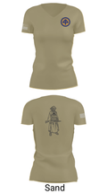 A Co 1/1-114th 36313026 Women's Short Sleeve V-neck Shirt - 88