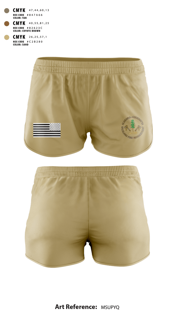 Ranger Panties, Alabama-Coushatta Wildland Fire Management, Fire Department, Teamtime, Team time, sublimation, custom sports apparel, team uniforms, spirit wear, spiritwear, sports uniforms, custom shirts, team store, custom team store, fundraiser sports, apparel fundraiser
