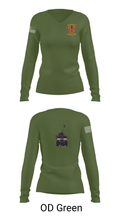 3/7 India Co. Wpns Plt 50459074 Women's Long Sleeve V-neck Shirt - 57
