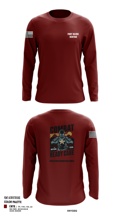 Fort Bliss DENTAC 45605501 Long Sleeve Performance Shirt - 3