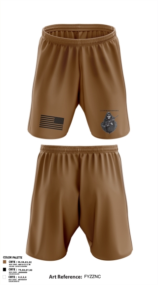 Athletic Shorts With Pockets, 1/3 CR Reconnaissance, , Teamtime, Team time, sublimation, custom sports apparel, team uniforms, spirit wear, spiritwear, sports uniforms, custom shirts, team store, custom team store, fundraiser sports, apparel fundraiser