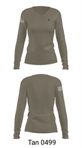 56th SOF CBRN Company 73617343 Women's Long Sleeve V-neck Shirt - 77
