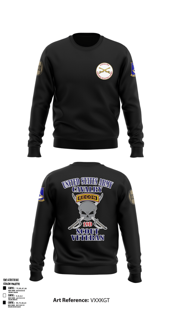 Crew Neck Sweatshirt, 150th cavalry regiment, National Guard, Teamtime, Team time, sublimation, custom sports apparel, team uniforms, spirit wear, spiritwear, sports uniforms, custom shirts, team store, custom team store, fundraiser sports, apparel fundraiser