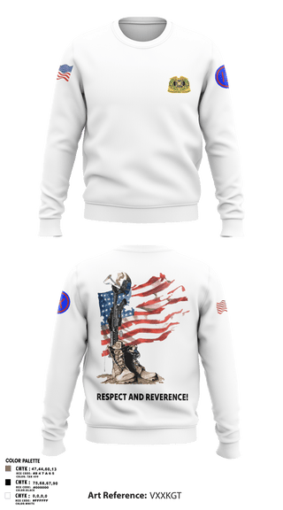 Crew Neck Sweatshirt, 962D QUARTERMASTER COMPANY (MORTUARY AFFAIRS), Army, Teamtime, Team time, sublimation, custom sports apparel, team uniforms, spirit wear, spiritwear, sports uniforms, custom shirts, team store, custom team store, fundraiser sports, apparel fundraiser