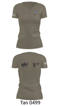 CNSG WEST PAC 72137454 Women's Short Sleeve V-neck Shirt - 65