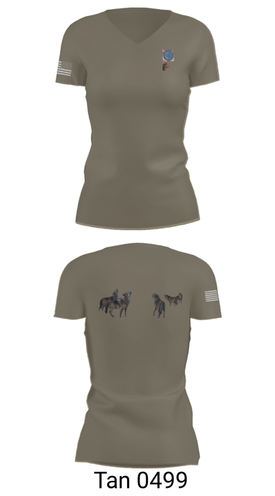 CNSG WEST PAC 72137454 Women's Short Sleeve V-neck Shirt - 65