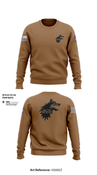 Crew Neck Sweatshirt, Arctic Wolves, , Teamtime, Team time, sublimation, custom sports apparel, team uniforms, spirit wear, spiritwear, sports uniforms, custom shirts, team store, custom team store, fundraiser sports, apparel fundraiser
