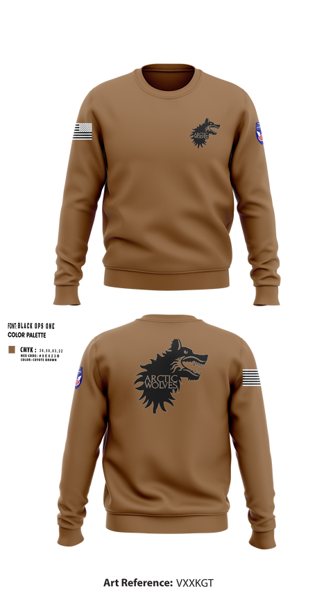 Crew Neck Sweatshirt, Arctic Wolves, , Teamtime, Team time, sublimation, custom sports apparel, team uniforms, spirit wear, spiritwear, sports uniforms, custom shirts, team store, custom team store, fundraiser sports, apparel fundraiser