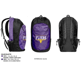 Gear Bag, Fliers, Baseball, Teamtime, Team time, sublimation, custom sports apparel, team uniforms, spirit wear, spiritwear, sports uniforms, custom shirts, team store, custom team store, fundraiser sports, apparel fundraiser