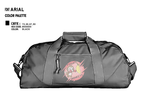 Duffle Bag, Fight Monkeys, , Teamtime, Team time, sublimation, custom sports apparel, team uniforms, spirit wear, spiritwear, sports uniforms, custom shirts, team store, custom team store, fundraiser sports, apparel fundraiser
