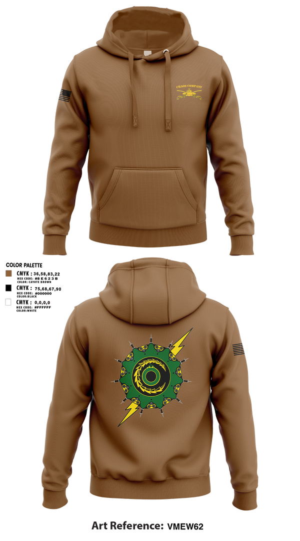 Hoodie, Chaos Company, Army, Teamtime, Team time, sublimation, custom sports apparel, team uniforms, spirit wear, spiritwear, sports uniforms, custom shirts, team store, custom team store, fundraiser sports, apparel fundraiser