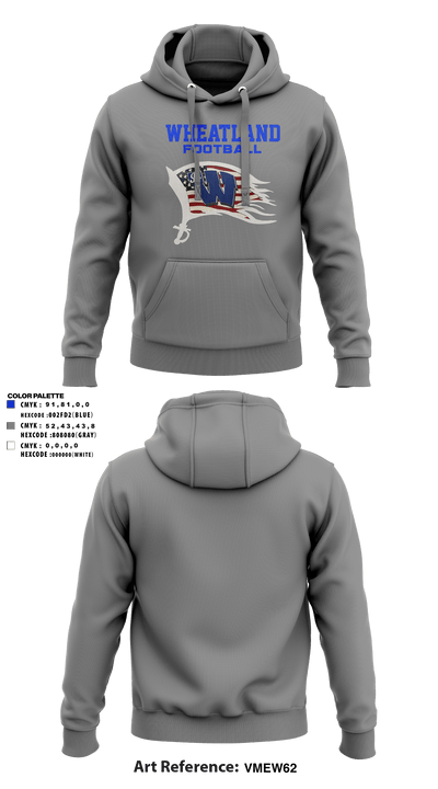Wheatland youth football and cheer 53677637 Hoodie - 4
