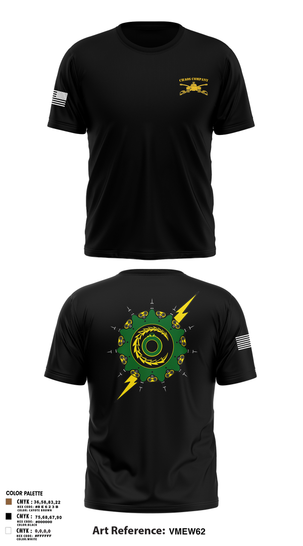 Old School Cotton Feel Shirt, Chaos Company, Army, Teamtime, Team time, sublimation, custom sports apparel, team uniforms, spirit wear, spiritwear, sports uniforms, custom shirts, team store, custom team store, fundraiser sports, apparel fundraiser