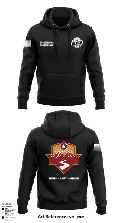 Fort Bliss DENTAC 45605501 Hoodie - 34
