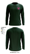 New Milford Bulls Football And Cheerleading 19489077 Long Sleeve Performance Shirt - 22