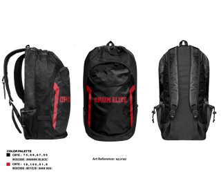 Gear Bag, opium elite, Men's Basketball, Teamtime, Team time, sublimation, custom sports apparel, team uniforms, spirit wear, spiritwear, sports uniforms, custom shirts, team store, custom team store, fundraiser sports, apparel fundraiser