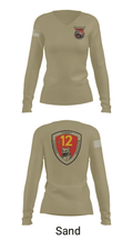 CLB 12 6808252 Women's Long Sleeve V-neck Shirt - 97