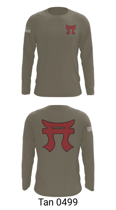 187th Iron Rakkasans 40107465 Long Sleeve Performance Shirt - 66