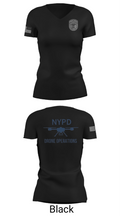 NYPD TARU 76375365 Women's Short Sleeve V-neck Shirt - 27