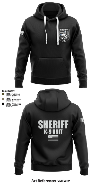 Alexander County Sheriff Office K-9 79284427 Hoodie - 3