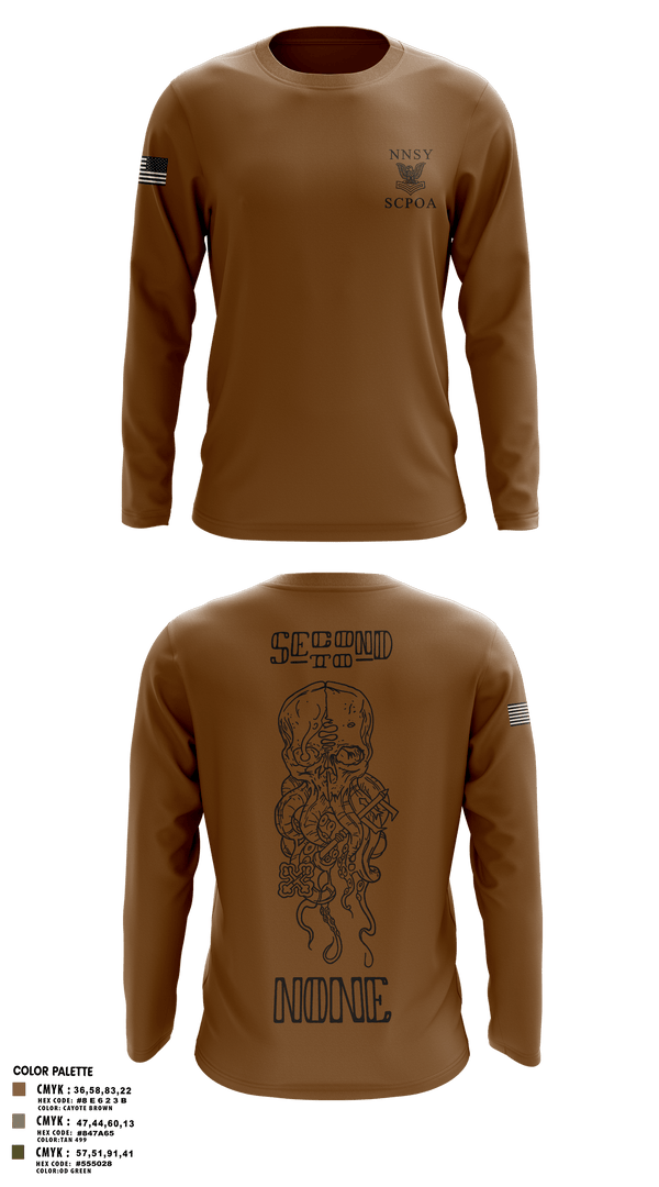 Long Sleeve Performance Shirt, NNSY SCPOA, Navy, Teamtime, Team time, sublimation, custom sports apparel, team uniforms, spirit wear, spiritwear, sports uniforms, custom shirts, team store, custom team store, fundraiser sports, apparel fundraiser