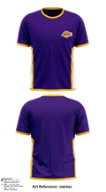 Los angles lakers 4080313 Short Sleeve Performance Shirt - 1