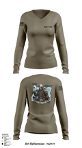 442 EUD 43184922 Women's Long Sleeve V-neck Shirt - 173 (1)