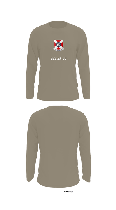 322 EN CO 78739236 Long Sleeve Performance Shirt - 72