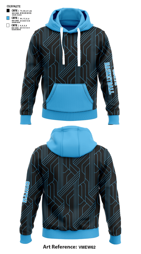 Hoodie, South, Men's Basketball, Teamtime, Team time, sublimation, custom sports apparel, team uniforms, spirit wear, spiritwear, sports uniforms, custom shirts, team store, custom team store, fundraiser sports, apparel fundraiser