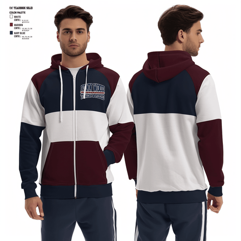 Zip Hoodie, PENN WOOD Highschool, Track & Field, Teamtime, Team time, sublimation, custom sports apparel, team uniforms, spirit wear, spiritwear, sports uniforms, custom shirts, team store, custom team store, fundraiser sports, apparel fundraiser