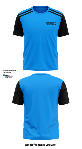 Short Sleeve Performance Shirt, Harrisburg fc, Men's Soccer, Teamtime, Team time, sublimation, custom sports apparel, team uniforms, spirit wear, spiritwear, sports uniforms, custom shirts, team store, custom team store, fundraiser sports, apparel fundraiser