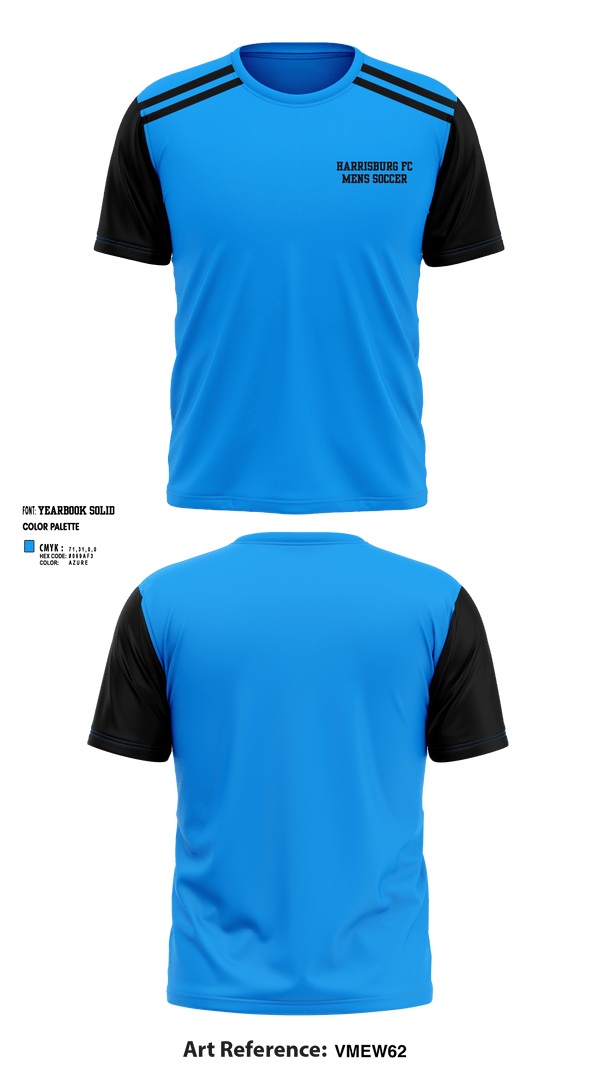 Short Sleeve Performance Shirt, Harrisburg fc, Men's Soccer, Teamtime, Team time, sublimation, custom sports apparel, team uniforms, spirit wear, spiritwear, sports uniforms, custom shirts, team store, custom team store, fundraiser sports, apparel fundraiser