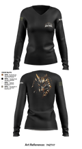 501st BSB 21749910 Women's Long Sleeve V-neck Shirt - 8