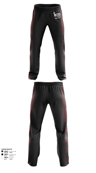 Sweatpants, BTD, Men's Basketball, Teamtime, Team time, sublimation, custom sports apparel, team uniforms, spirit wear, spiritwear, sports uniforms, custom shirts, team store, custom team store, fundraiser sports, apparel fundraiser